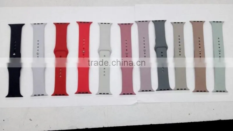 Silicone Watch Band Fitness Bracelet Strap For Apple Watch /Watch Sport Edition 38mm 42mm