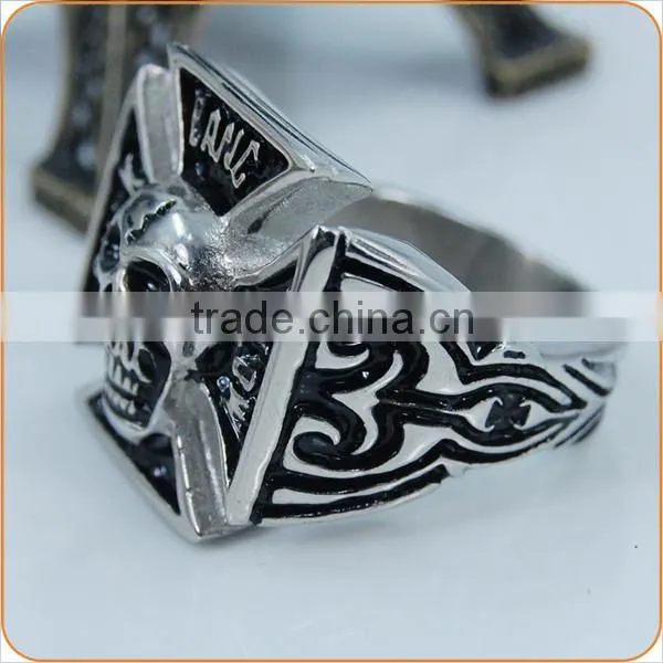 Cheap Mens The Expendables Engraved Skull Ring
