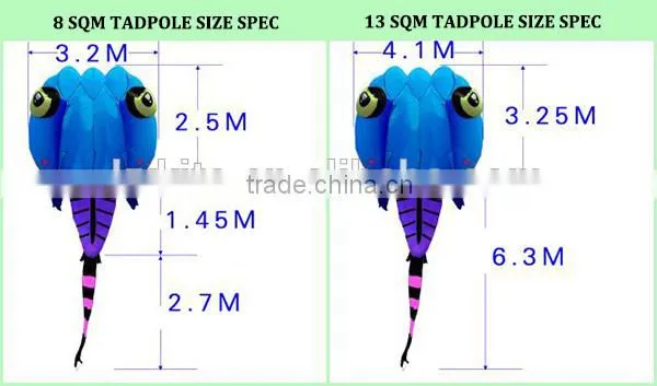 8sqm, 13sqm,20sqm Lifter, Pilot kite, tadpole, from the Kite factory