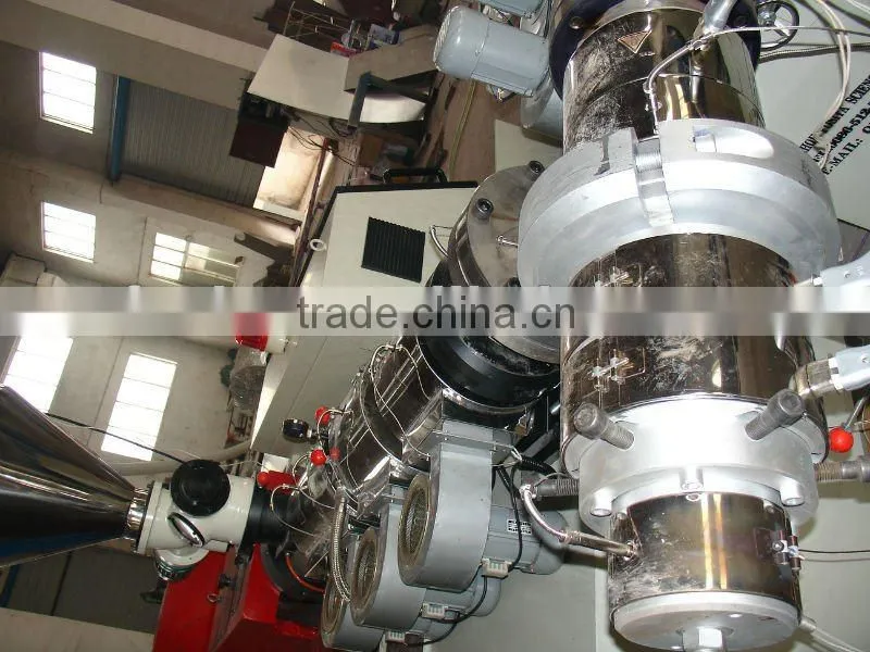 PVC pipe manufacturing process twin screw extruder PLC control
