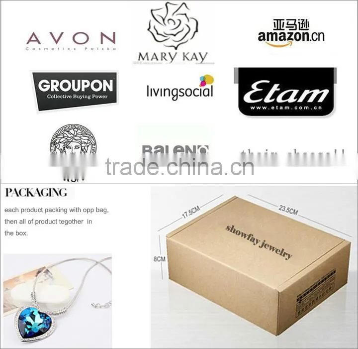 Factory Price s925 Silver Jewelry Real White Gold Plated 925 Sterling Silver Jewelry