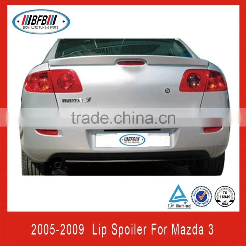 auto parts ABS trunk rear lip spoiler For Mazda 3 lip style 2005-2009
