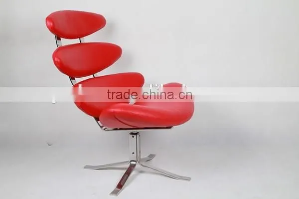 Alibaba knockoff furniture cashmere wool Poul Volther Corona chair replica