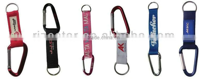 Colorful silicone keychain short strap