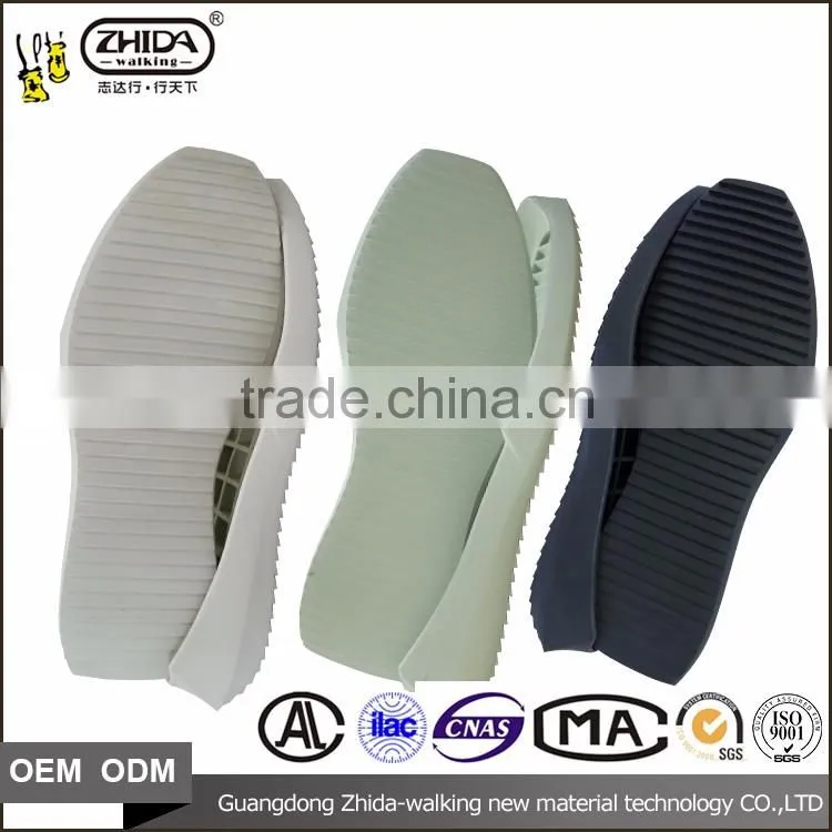 Latest design full EU size 38-43 rubber men sports shoe sole for shoes making