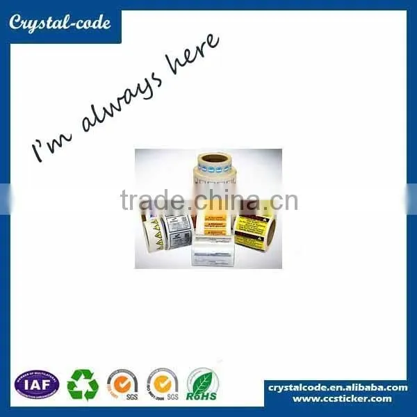 High-quality custom waterproof barcode sticker roll