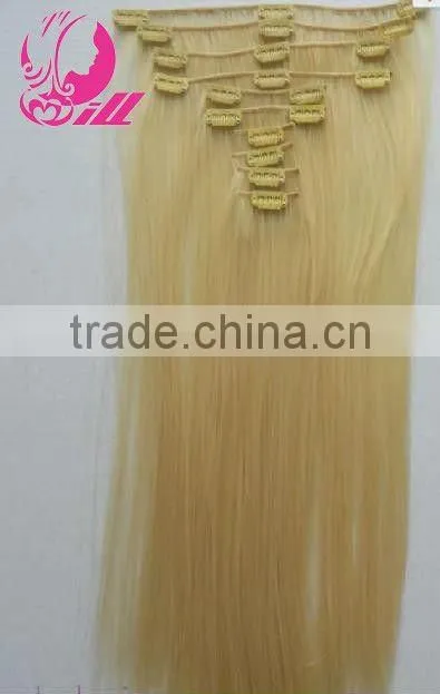 160g Clip In Hair Extensions For Black Women Brazilian Hair Remy Hair Extensions No Sheding