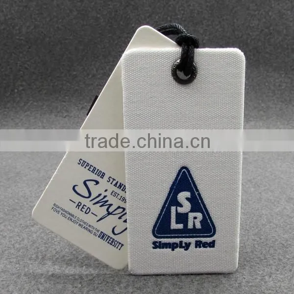 Canvas tag Fashion tag for sportswear