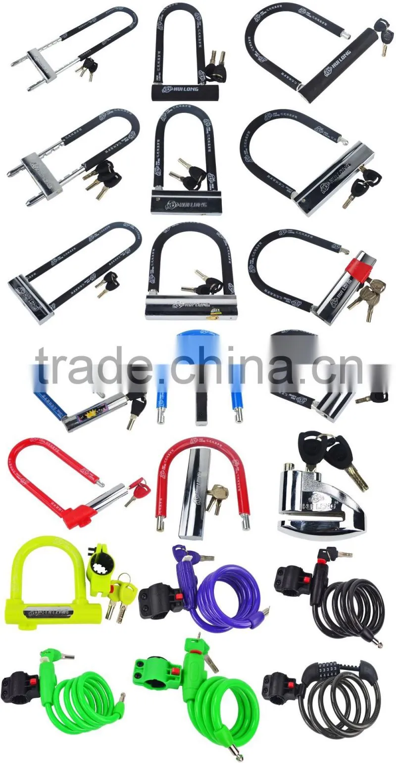 hot sale high quality wholesale price durable anti-theft bicycle locks 6*80 6*100 bicycle parts