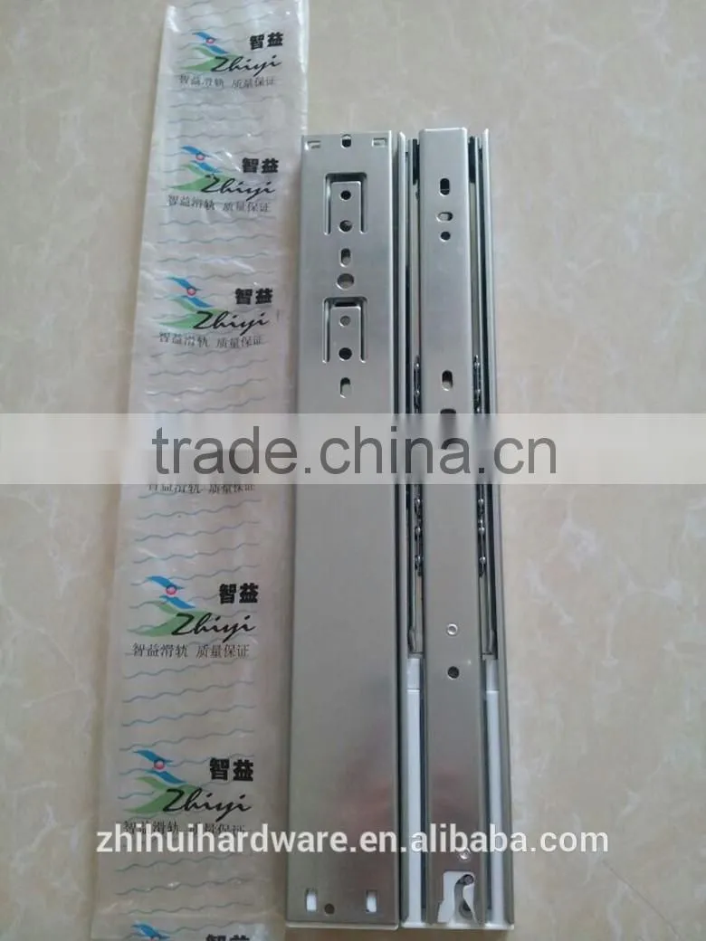 ZY:Width::45 ( Thickness: 1.0 X 1.0 X 1.2 ) Buffer 3-Fold Self-closing Slide