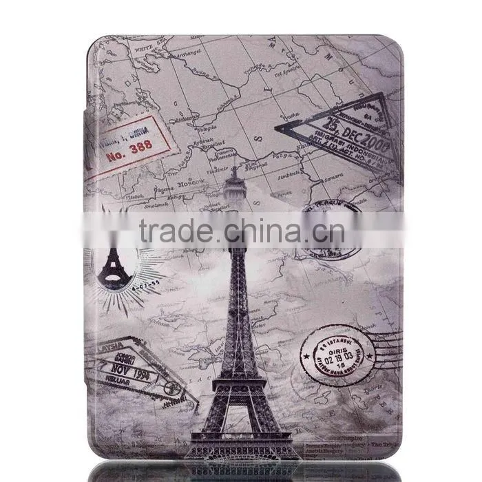 Fantasy printing smart wake sleep cover flip case for Amazon New Kindle Oasis