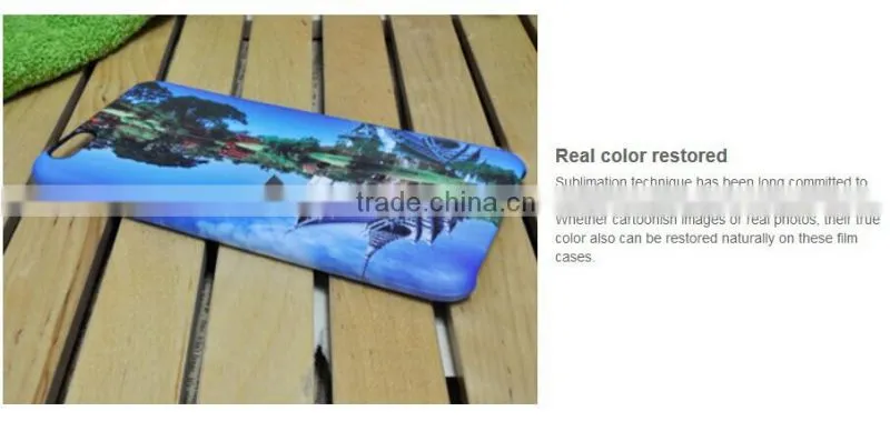 3Dsublimation film phone cases for iPhone 6 plus/sublimation film mobile cases for iPhone 6 plus