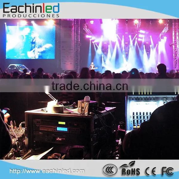 Die-cast aluminum cabinet small pixel pitch led screens / led video panel p4