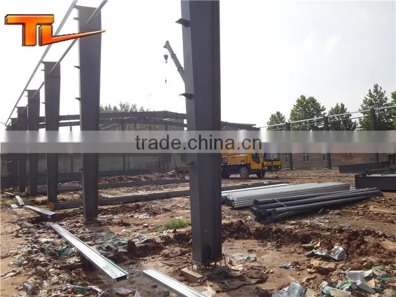 low cost prefabricated steel structure building construction