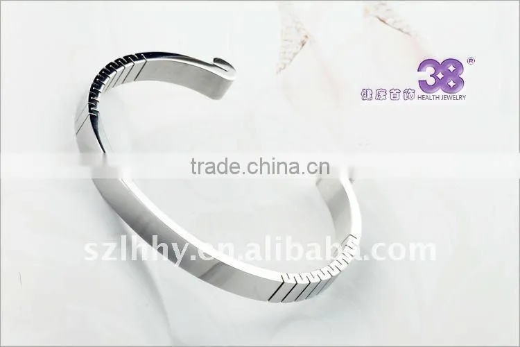2013 Cuff Bracelet men Bangle 7.5-8.5inch friendship 5 in 1 healthy bangle