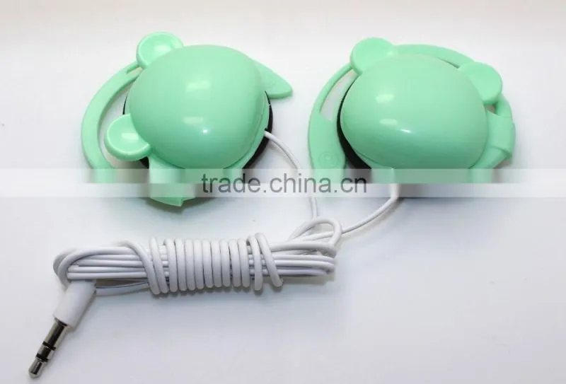 cute ear hook wired earphone headphone headband earphone for kids
