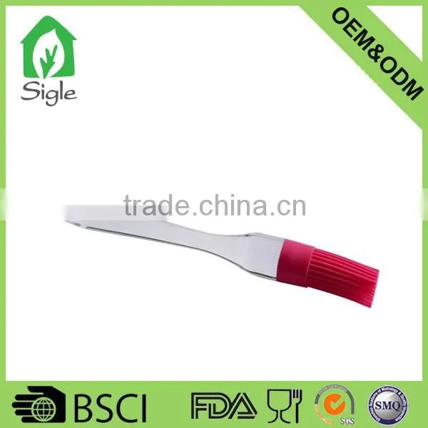 silicone kitchen brush with SAN handle bbq brush pastry brush oil brush