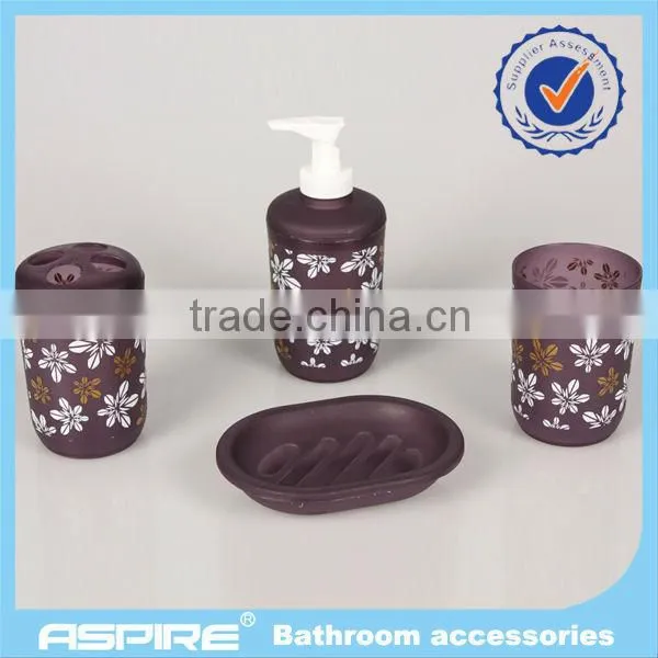 washroom 3 piece bath rug sets