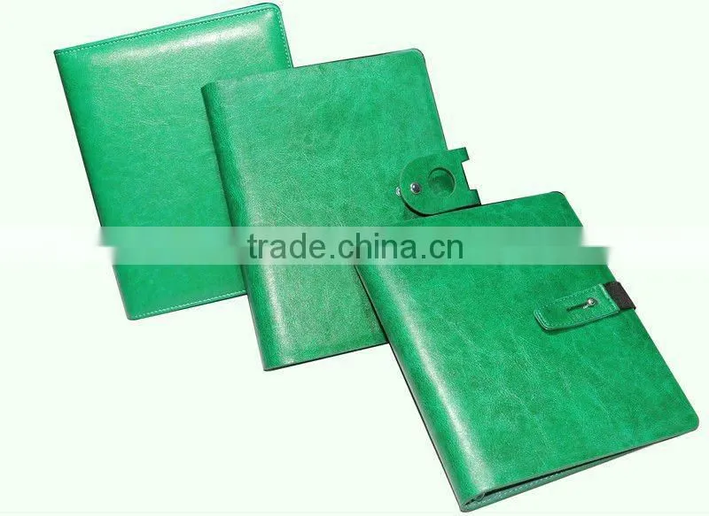 2015 new 6 ring leather organizer agenda organizer notebook