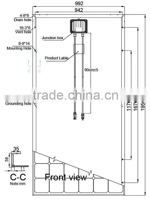 Poly Modules PV 250w Solar Panel Price Wholesale FR-118