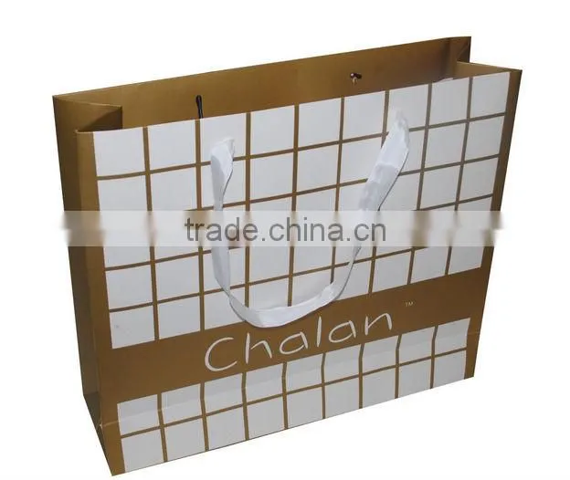 Colorful die cut handle bag/ gift packaging bags