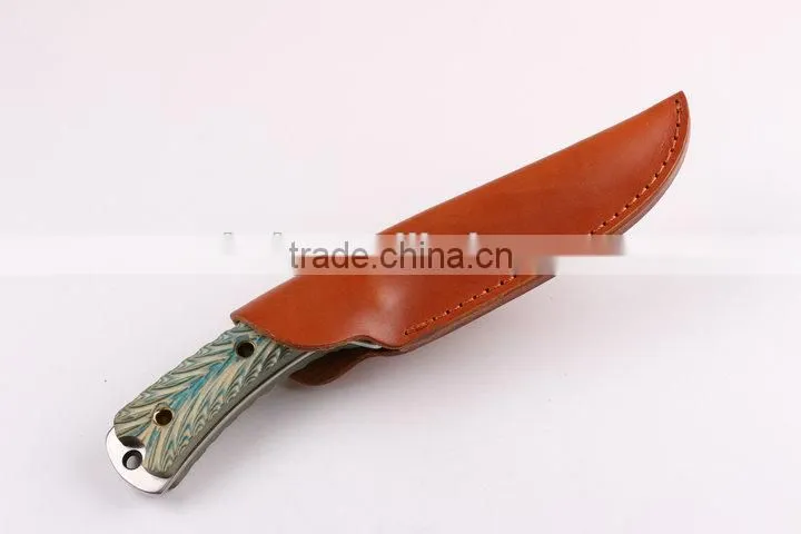 OEM Colorful 7Cr17 steel military knife full tang blade