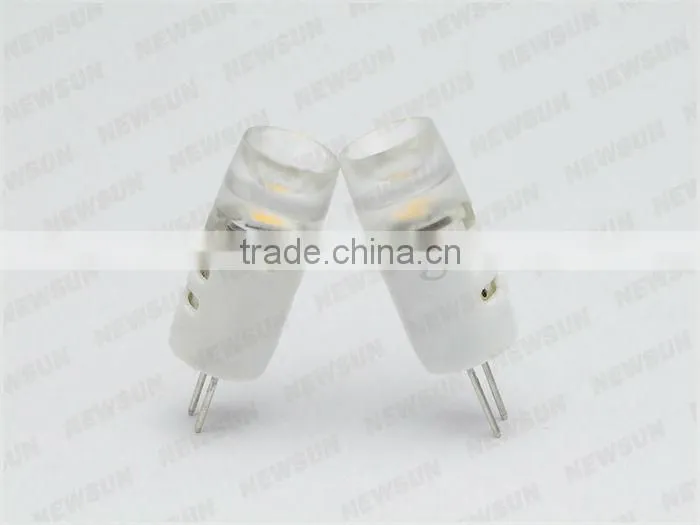 G4 1.5W indoor light Epistar 3020 DC/AC 12V mini led g4 bulb car interior light