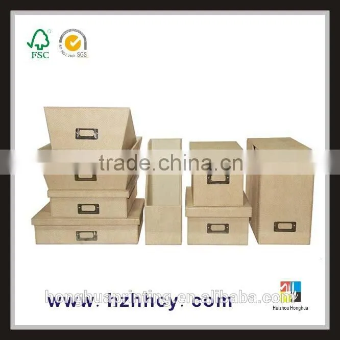 hot faux leather document storage box