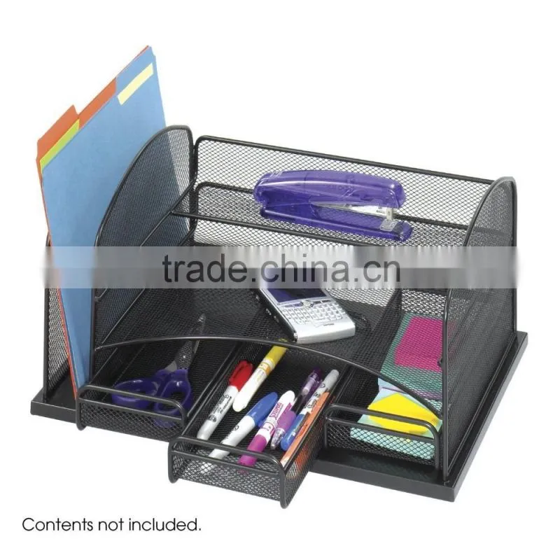 Mesh Desktop Organizer with 3 Drawers