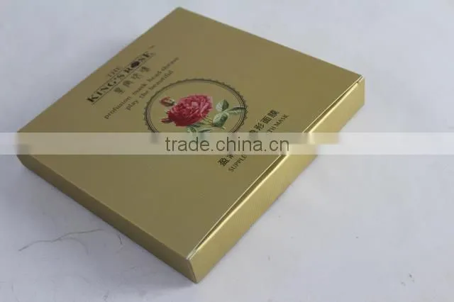 High quality fashionable printed face mask cosmetic box wholesale