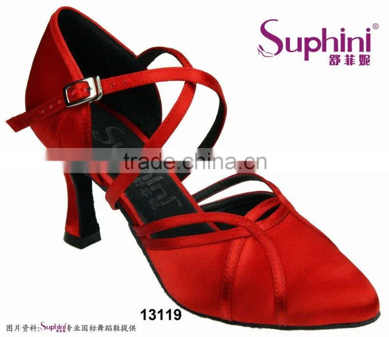 Red Party Evening Dinner Shoe, Closed Toe Wedding Shoes