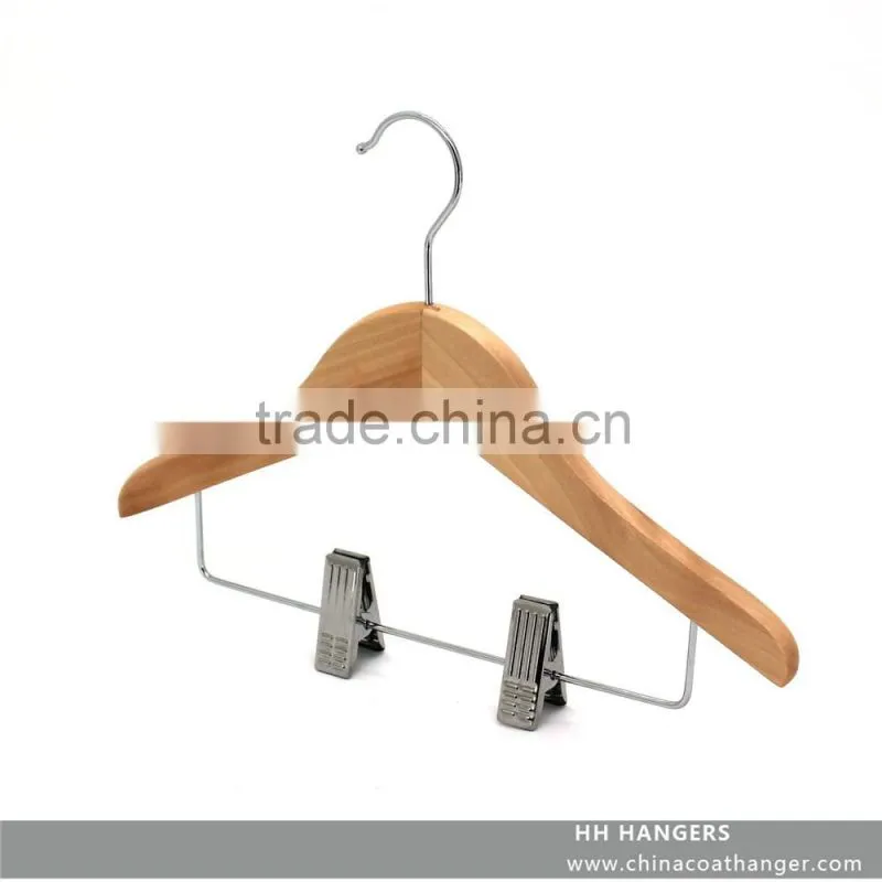 Luxury suit wood hanger,High quality clothing hanger,clothing hanger stand