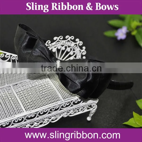 2015 Factory Wholesale Promotional Ribbon Headband For Girls