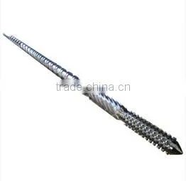 Plastic screw and barrel for PVC/TPR/EVA shoes making machine