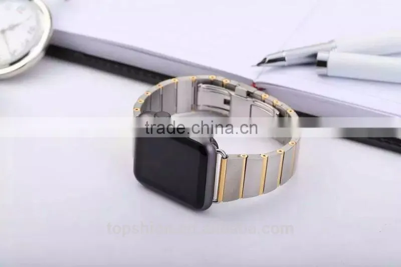 New for Apple Watch Band Stainless Steel, Luxury Metal Strap For Apple iWatch