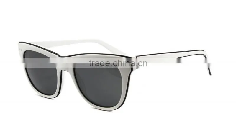 New Fashion Design Duoble Colors Classical Acetate Sunglsses 57BT30028