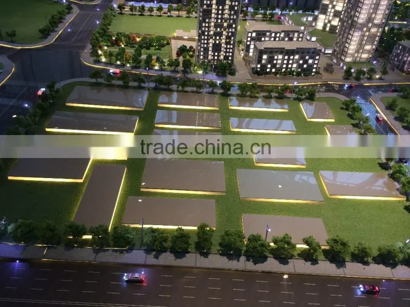 Sand table architectural miniature model maker/building scale model making