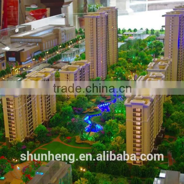 Acrylic , Plastic 3D Architectural Model, Miniature House Model