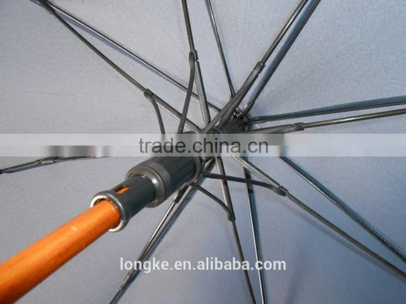 top quality wooden shaft umbrella deluxe umbrella