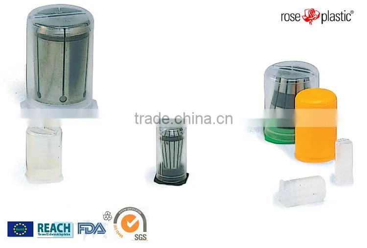 PP transparent or PE colored hard durable plastic ER collect packaging box with plug stock available SZ Plug Pack