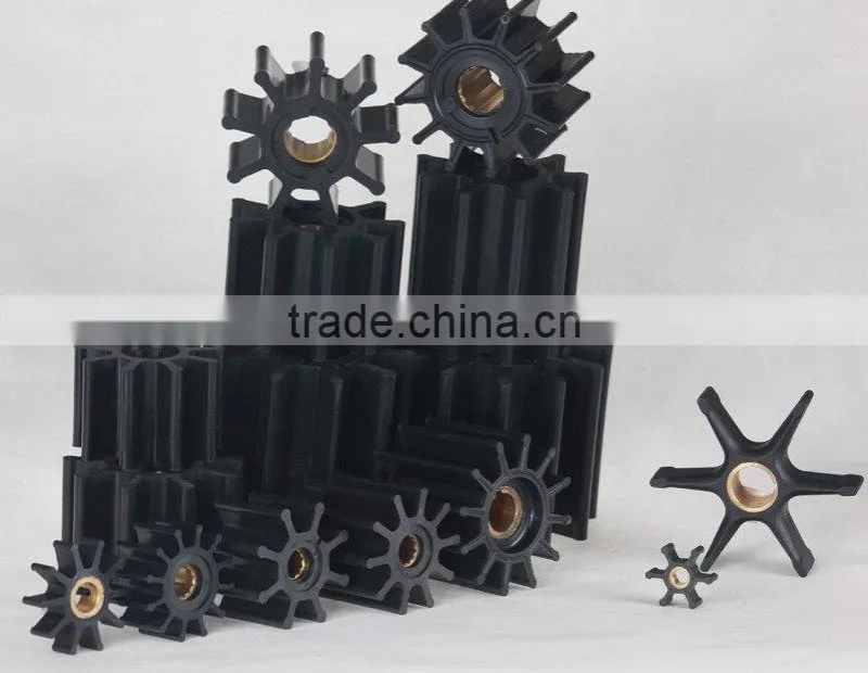 Flexible Impeller Pumps (impeller) for engine cooling system , such as volvo engine , yanmar engine