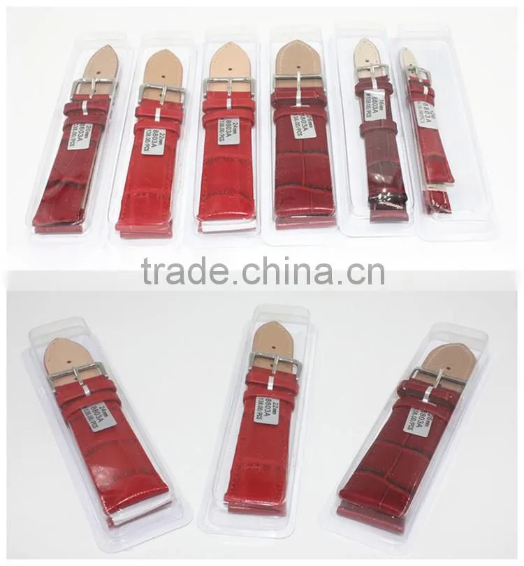 12mm,14mm,16mm,18mm,20mm,24mm width genuine leather watch strap wholesale