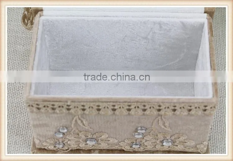 Beautiful velvet box tissue