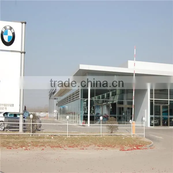 Steel Galvanized Prefabricated Warehouse with Sandwiched Panel Wall