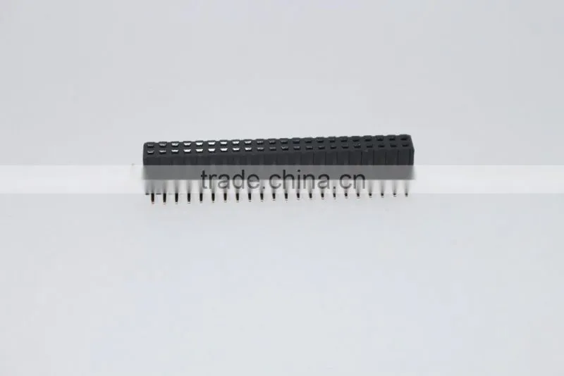 2.54mm double row right angle Female header 2~40 pin