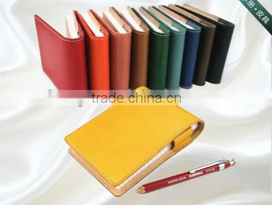 fashion leather notebook
