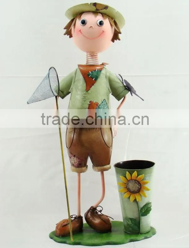 Metal Doll Garden decoration