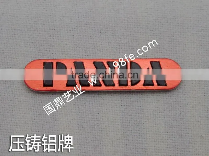 die cast nameplates and metal nameplate