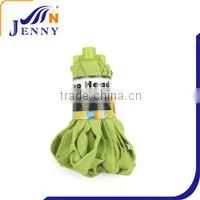 Custom refill microfiber strip cut floor cleaning mop head with Italian thread