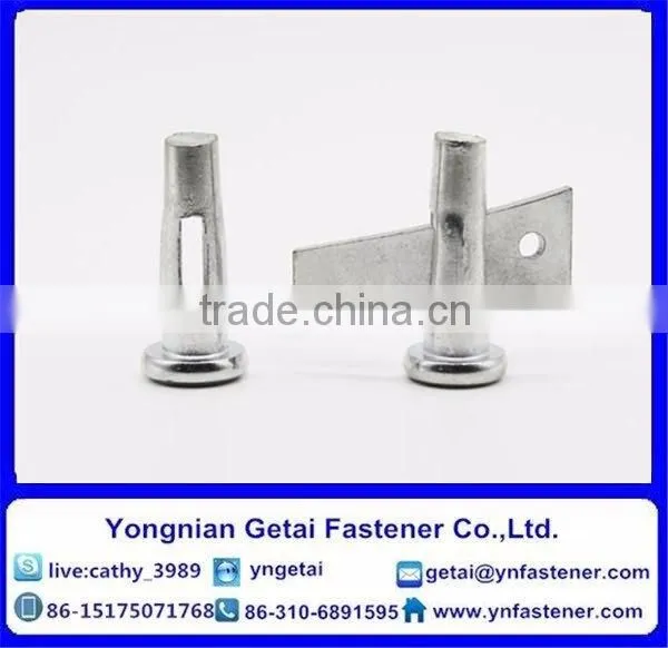 Steel formwork wedge pin zinc plated HDG Grade 4.8